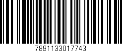 Código de barras (EAN, GTIN, SKU, ISBN): '7891133017743'