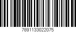 Código de barras (EAN, GTIN, SKU, ISBN): '7891133022075'
