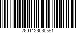 Código de barras (EAN, GTIN, SKU, ISBN): '7891133030551'