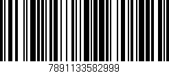 Código de barras (EAN, GTIN, SKU, ISBN): '7891133582999'
