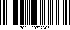 Código de barras (EAN, GTIN, SKU, ISBN): '7891133777685'