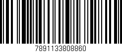 Código de barras (EAN, GTIN, SKU, ISBN): '7891133808860'