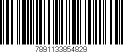 Código de barras (EAN, GTIN, SKU, ISBN): '7891133854829'