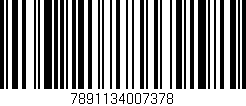 Código de barras (EAN, GTIN, SKU, ISBN): '7891134007378'