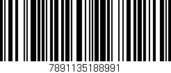 Código de barras (EAN, GTIN, SKU, ISBN): '7891135188991'