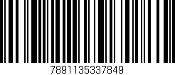 Código de barras (EAN, GTIN, SKU, ISBN): '7891135337849'