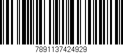 Código de barras (EAN, GTIN, SKU, ISBN): '7891137424929'