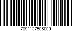 Código de barras (EAN, GTIN, SKU, ISBN): '7891137585880'
