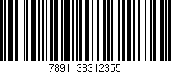 Código de barras (EAN, GTIN, SKU, ISBN): '7891138312355'