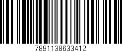 Código de barras (EAN, GTIN, SKU, ISBN): '7891138633412'