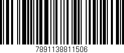 Código de barras (EAN, GTIN, SKU, ISBN): '7891138811506'