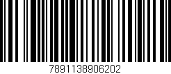 Código de barras (EAN, GTIN, SKU, ISBN): '7891138906202'