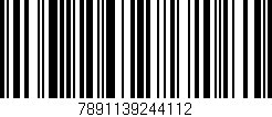 Código de barras (EAN, GTIN, SKU, ISBN): '7891139244112'