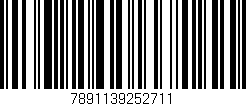 Código de barras (EAN, GTIN, SKU, ISBN): '7891139252711'