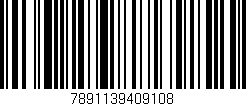 Código de barras (EAN, GTIN, SKU, ISBN): '7891139409108'
