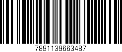 Código de barras (EAN, GTIN, SKU, ISBN): '7891139663487'
