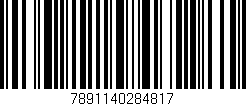 Código de barras (EAN, GTIN, SKU, ISBN): '7891140284817'