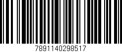 Código de barras (EAN, GTIN, SKU, ISBN): '7891140298517'