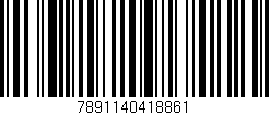 Código de barras (EAN, GTIN, SKU, ISBN): '7891140418861'