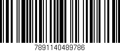 Código de barras (EAN, GTIN, SKU, ISBN): '7891140489786'