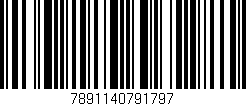Código de barras (EAN, GTIN, SKU, ISBN): '7891140791797'