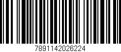 Código de barras (EAN, GTIN, SKU, ISBN): '7891142026224'