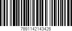 Código de barras (EAN, GTIN, SKU, ISBN): '7891142143426'