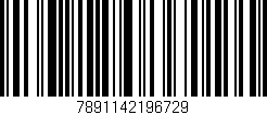 Código de barras (EAN, GTIN, SKU, ISBN): '7891142196729'