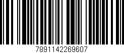 Código de barras (EAN, GTIN, SKU, ISBN): '7891142269607'