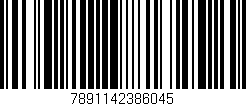 Código de barras (EAN, GTIN, SKU, ISBN): '7891142386045'