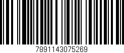 Código de barras (EAN, GTIN, SKU, ISBN): '7891143075269'