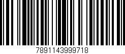Código de barras (EAN, GTIN, SKU, ISBN): '7891143999718'