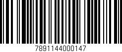 Código de barras (EAN, GTIN, SKU, ISBN): '7891144000147'