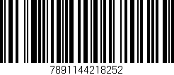 Código de barras (EAN, GTIN, SKU, ISBN): '7891144218252'