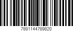 Código de barras (EAN, GTIN, SKU, ISBN): '7891144789820'