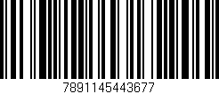 Código de barras (EAN, GTIN, SKU, ISBN): '7891145443677'