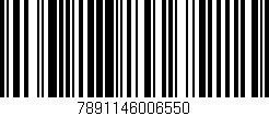 Código de barras (EAN, GTIN, SKU, ISBN): '7891146006550'