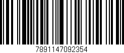 Código de barras (EAN, GTIN, SKU, ISBN): '7891147092354'