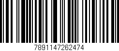 Código de barras (EAN, GTIN, SKU, ISBN): '7891147262474'