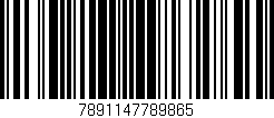 Código de barras (EAN, GTIN, SKU, ISBN): '7891147789865'