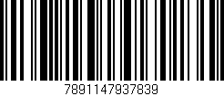 Código de barras (EAN, GTIN, SKU, ISBN): '7891147937839'