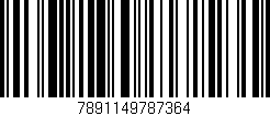 Código de barras (EAN, GTIN, SKU, ISBN): '7891149787364'