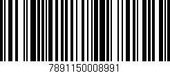 Código de barras (EAN, GTIN, SKU, ISBN): '7891150008991'