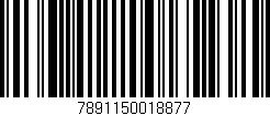 Código de barras (EAN, GTIN, SKU, ISBN): '7891150018877'