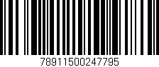 Código de barras (EAN, GTIN, SKU, ISBN): '78911500247795'
