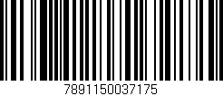 Código de barras (EAN, GTIN, SKU, ISBN): '7891150037175'