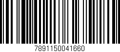 Código de barras (EAN, GTIN, SKU, ISBN): '7891150041660'