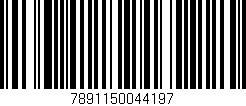 Código de barras (EAN, GTIN, SKU, ISBN): '7891150044197'
