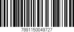 Código de barras (EAN, GTIN, SKU, ISBN): '7891150049727'