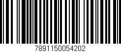 Código de barras (EAN, GTIN, SKU, ISBN): '7891150054202'